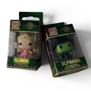 Funko Pop Glinda and Elphaba Key Chains